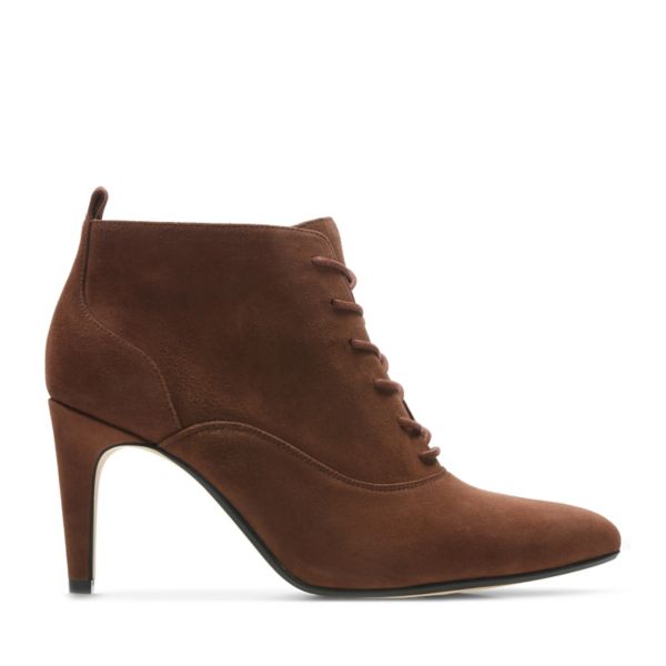 Clarks Womens Laina Jasmine Ankle Boots Brown | CA-9621458